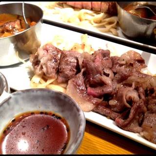 和牛リブロース　薄焼