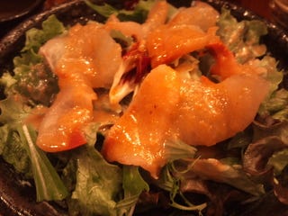 魚介類のサラダ