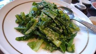 中国Ａ菜のニンニク炒め