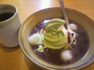 クリームぜんざい