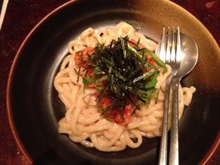 タラコキムチうどん