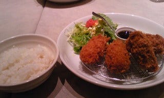 カキフライランチ
