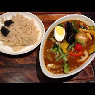 一日分の野菜が入ったスープカレー