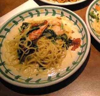 海の幸のたっぷりクリームソース