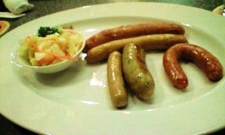 ソーセージ盛り合わせ