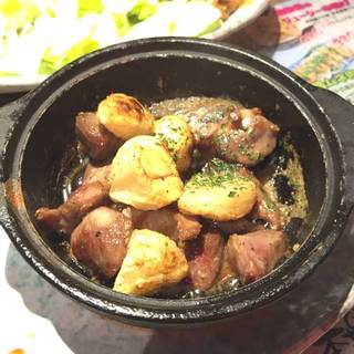 砂肝のアヒージョ