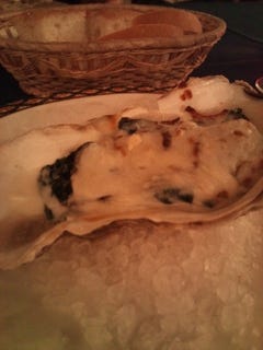 牡蠣のグラタン　フェレンツェ風