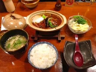 おろしポン酢ハンバーグセット