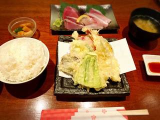 お刺身・天ぷら定食