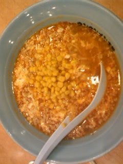 担々麺　コーン入り