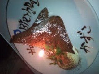 誕生日サプライズケーキ