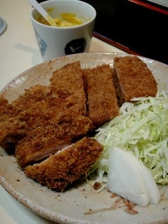 とりかつ＆ハムカツの２品定食