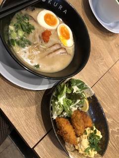 とんこつ醤油 カキフライ