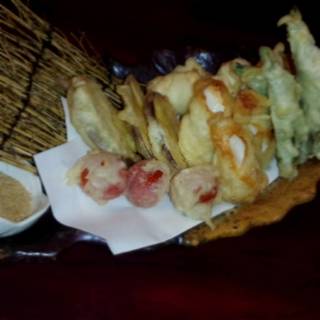 野菜と魚の天ぷら