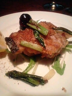 タラの白子　山椒揚げ