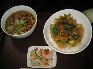 かき揚げ丼とミニそばセット