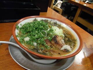 漆黒辛味噌ねぎ盛り