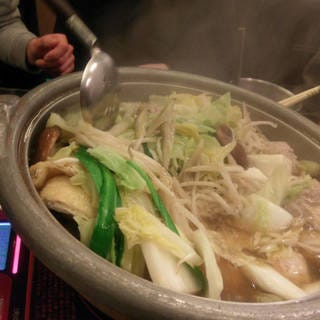 秘伝スープが旨い宮崎地鶏鍋 
