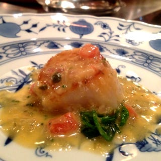 季節の鉄板料理　ホタテ