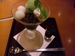 抹茶パフェ