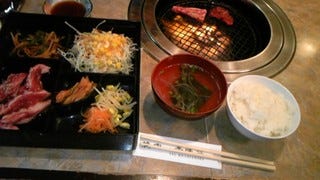 中落ちカルビ定食