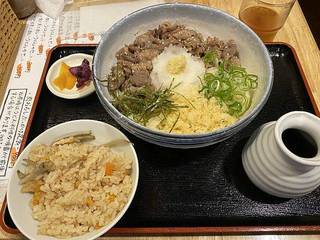 肉おろしぶっかけ定食