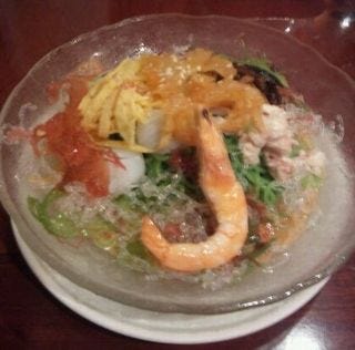 海鮮ヒスイ冷麺
