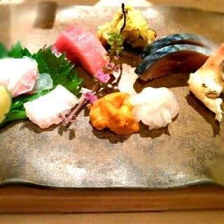 季節のおすすめ五種盛り