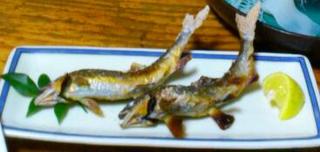 鮎の塩焼き