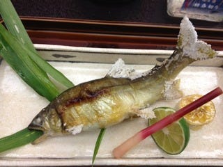 鮎の塩焼き