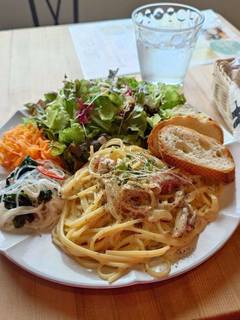 有機野菜のパスタプレート