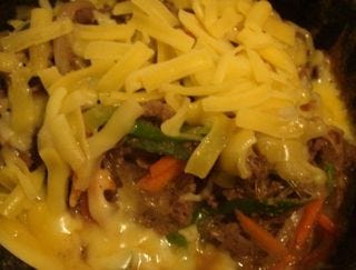 チーズ入り石焼ブルコギ