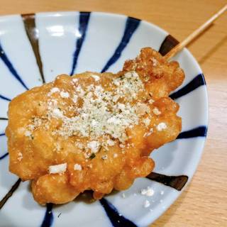 鶏もも串揚げ（バーブ＆チーズ）