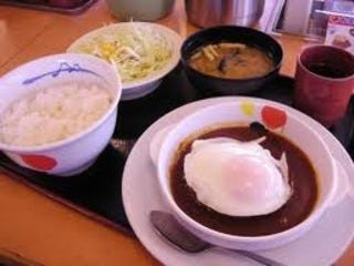 デミたまハンバーグ定食