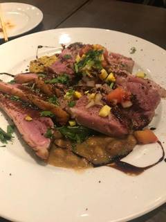 豚肩ロースと鴨肉のロースト