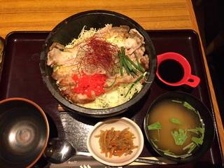 石焼豚カルビ丼