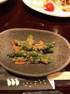 いんげんの胡麻和え