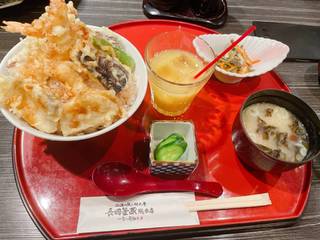 海老蟹野菜天丼