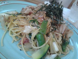 辛子明太子の和風パスタ