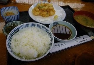 かき揚げ定食