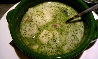 グリーンカレーのオリエンタル・ラビオリ・パスタ