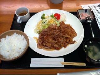 豚の生姜焼き定食