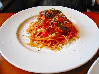 茄子と水牛モッツァレラの田園ポモドーロ