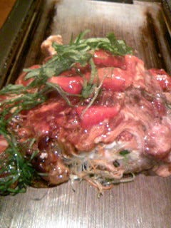 トマトお好み焼き