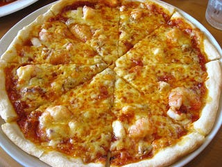 シーフードピザ