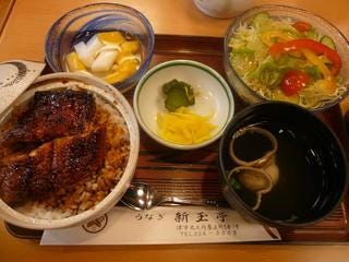 うなぎ　ミニ丼定食