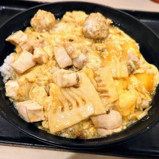 筍とつくねの親子丼