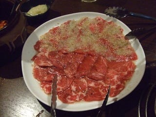 網焼きネギ塩ラム肩ロース