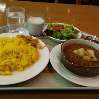 挽き肉とじゃがいものカレー