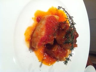 しっかり煮込んだ豚バラのトマト煮